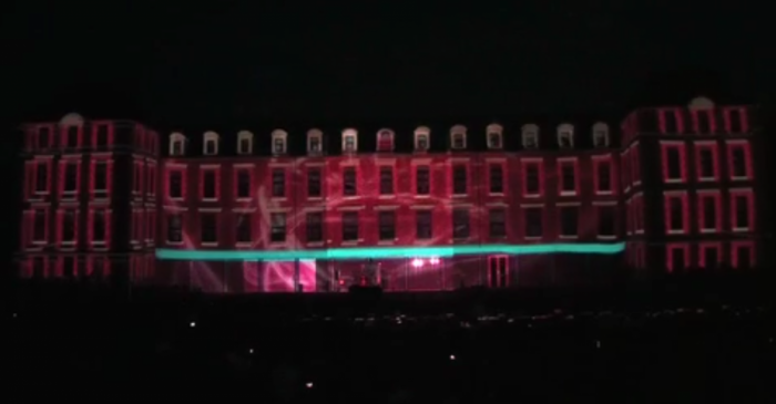 vidéo mapping du conseil général de la Meuse